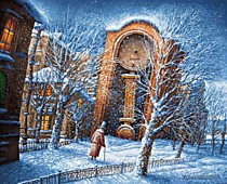 Гобелен "Зимние сумерки"