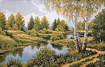 Гобелен "Березы русские"